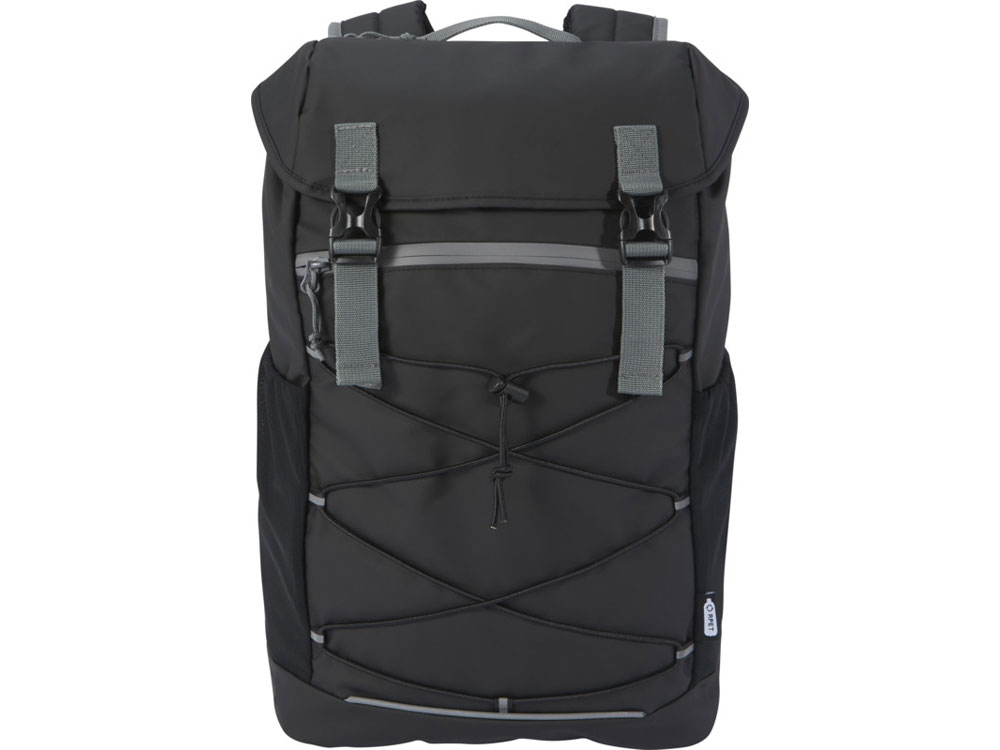 Водонепроницаемый рюкзак Aqua для ноутбука с диагональю экрана 15,6 дюйма, сплошной черный