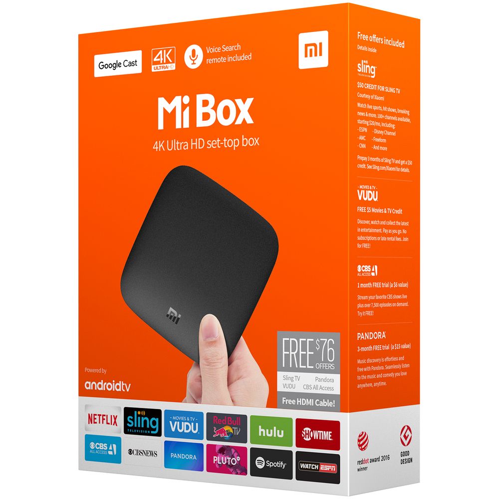 ТВ-приставка Mi TV Box S, черная