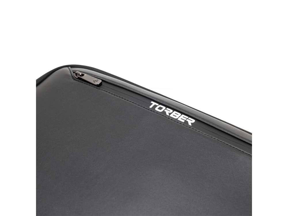 Чехол для ноутбука/планшета TORBER VOYAGE 15.6'', черный, нейлон/микрофибра, 42 х 2 х 28,5 см, 2,4л