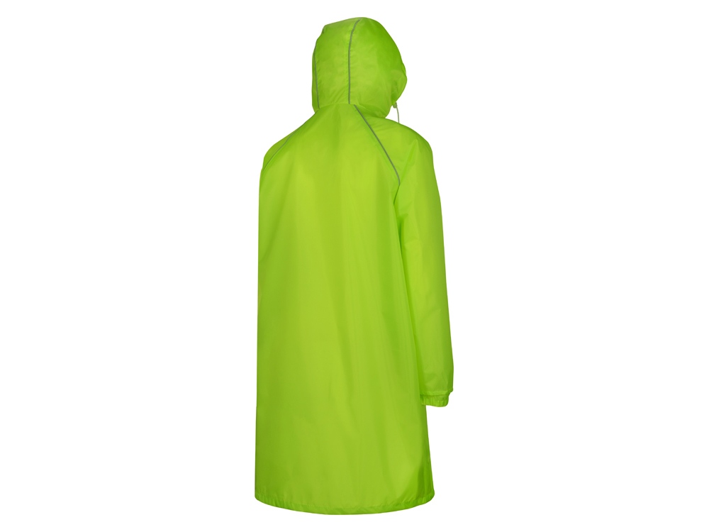 Дождевик Sunshine со светоотражающими кантами, зеленый неоновый, размер  XL/XXL