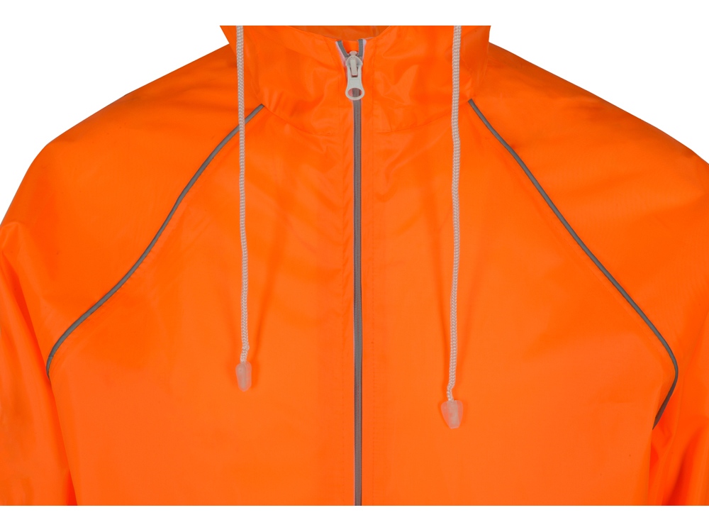 Дождевик Sunshine со светоотражающими кантами, оранжевый, размер  XL/XXL