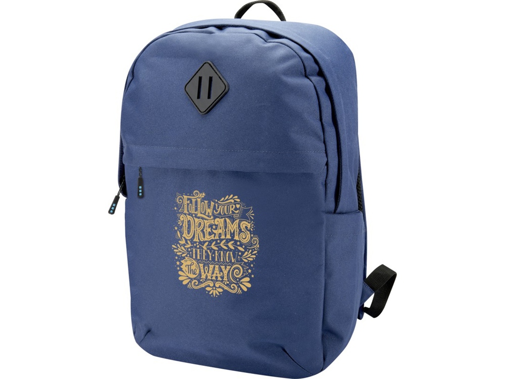 Рюкзак Repreve Ocean Commuter объемом 16 л из переработанного пластика RP, темно-синий
