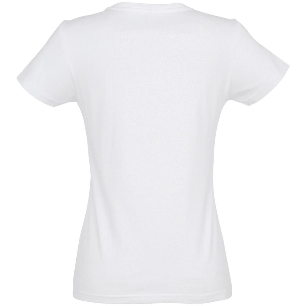 Белая футболка женская без рисунка