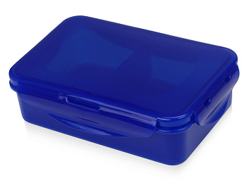 Герметичный ланч-бокс Foody с двумя секциями, 650мл, синий
