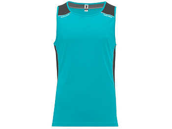 Майка Misano мужская, бирюзовый/эбеновый