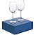 Набор из 2 бокалов для вина Wine House , синий