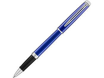 Ручка роллер Waterman Hemisphere Bright Blue CT F, синий/серебристый