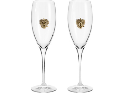 Набор бокалов для шампанского За Россию Chinelli