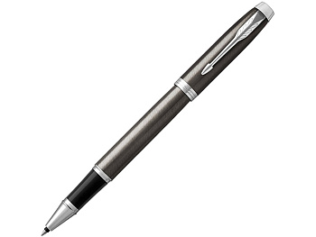 Ручка роллер Parker IM Metal Core Dark Espresso CT, стержень: F, цвет чернил: black, в подарочной упаковке.