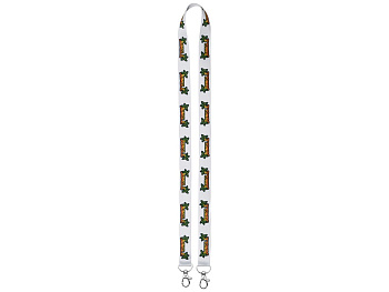 Ланъярд с 2-мя карабинами