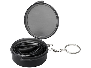 Трубочка многоразовая с брелоком Rhine, черный