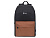 Рюкзак TORBER GRAFFI, черный с карманом коричневого цвета, полиэстер меланж, 42 х 29 x 19 см