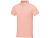 Calgary мужская футболка-поло с коротким рукавом, pale blush pink