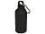 Матовая спортивная бутылка Oregon с карабином и объемом 400 мл, черный
