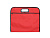 Сумка LIBE для документов из полиэстера 600D, красный