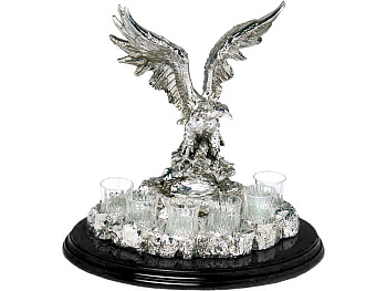 Настольный набор для водки Орел