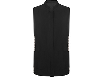 Жилет Aldany, черный/принт гусиная лапка