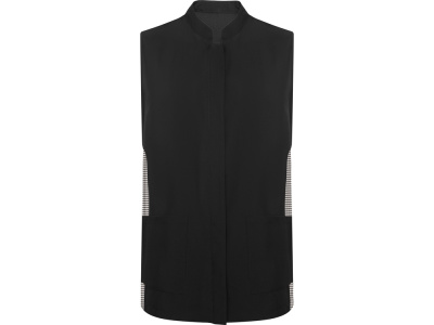 Жилет Aldany, черный/принт гусиная лапка