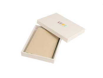 Обложка для паспорта Valerie Concept PSC5, бежевый/зеленый