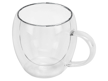 Кружка с двойными стенками Mont Blanc полукруглый, с ручкой 250 мл