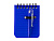 Мини-блокнот ARCO с шариковой ручкой, королевский синий