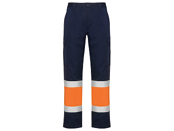 Брюки Naos, нэйви/неоновый оранжевый