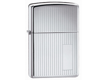 Зажигалка ZIPPO Classic с покрытием High Polish Chrome, латунь/сталь, серебристая, 38x13x57 мм