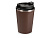 Термокружка CAFe COMPACT, 380 мл, коричневый