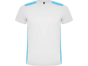 Спортивная футболка Detroit детская, белый/бирюзовый