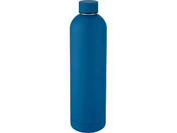 Spring Медная спортивная бутылка объемом 1 л с вакуумной изоляцией , tech blue