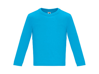 Футболка Baby  детская с длинным рукавом, бирюзовый