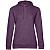 Толстовка с капюшоном женская Hoodie, фиолетовый меланж