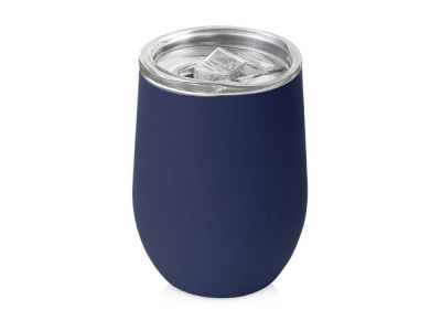 Термокружка Vacuum mug C1, soft touch, 370мл, темно-синий
