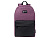 Рюкзак TORBER GRAFFI, фиолетовый с карманом черного цвета, полиэстер меланж, 42 х 29 x 19 см