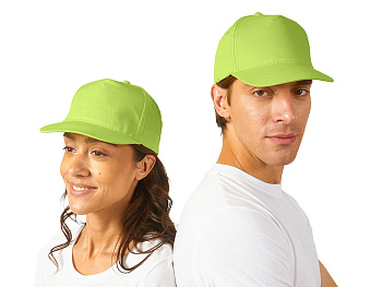 Бейсболка Memphis 5-ти панельная, зеленое яблоко