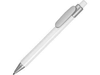 Ручка шариковая Athens черные чернила, белый