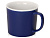 Матовая кружка Nancy 360 мл цветная снаружи, белая внутри, синий