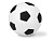 Антистресс Football, белый/черный