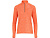 Толстовка с воротом на молнии женская Melbourne, меланжевый оранжевый