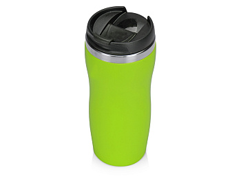 Термокружка Mony Steel 350 мл, soft touch, зеленое яблоко (P)