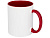 Цветная кружка Pix для сублимации, белый/красный