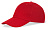 Кепка хлопковая, красный
