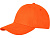 Кепка Davis, 6 панелей, оранжевый