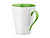 COLBY. Керамическая кружка 320мл, Светло-зеленый