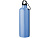 Алюминиевая бутылка для воды Oregon объемом 770 мл с карабином - Светло-синий