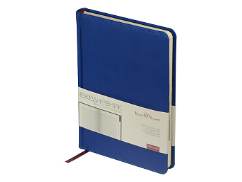Ежедневник недатированный А5 Velvet Index (синий)