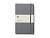 Записная книжка Moleskine Classic (в линейку) в твердой обложке, Pocket (9x14см), серый