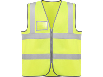 Жилет светоотражающий Polux, неоновый желтый