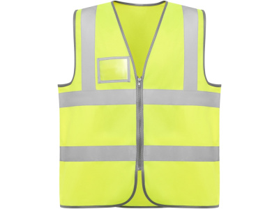 Жилет светоотражающий Polux, неоновый желтый