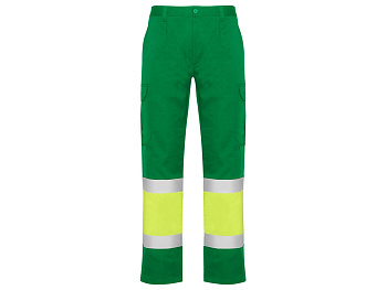 Брюки Naos, садовый зеленый/неоновый желтый